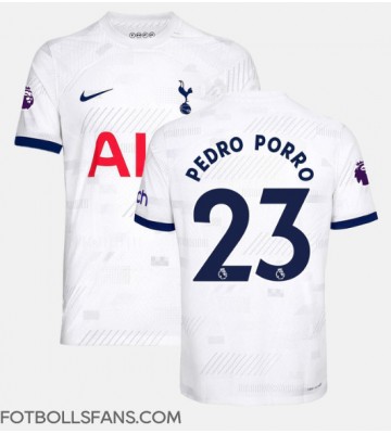 Tottenham Hotspur Pedro Porro #23 Replika Hemmatröja 2023-24 Kortärmad